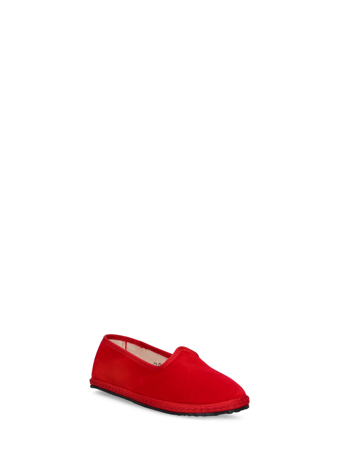 VIBI VENEZIA COTTON VELVET LOAFERS 