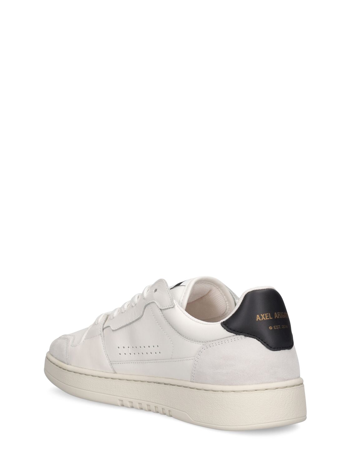 Shop Axel Arigato Dice Lo Leather Sneakers In White