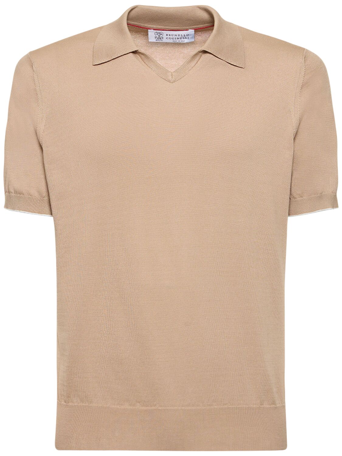 Image of Cotton Short Sleeve Polo