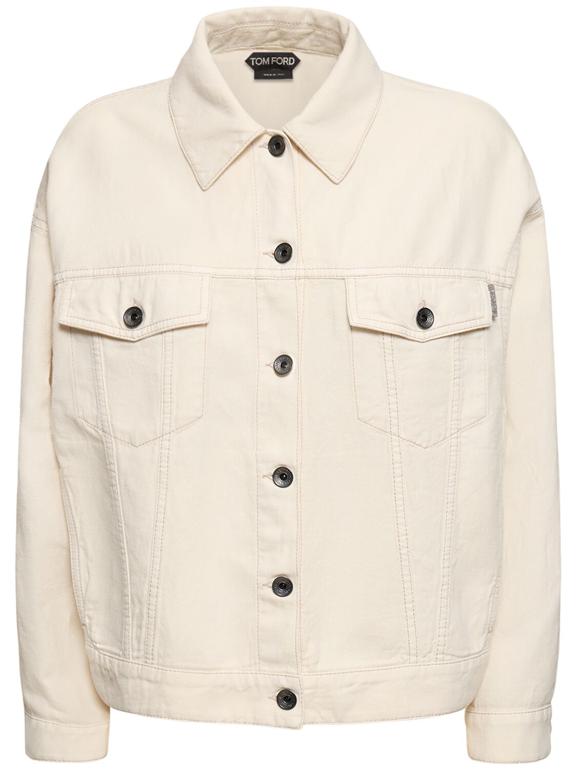 Brunello Cucinelli Cotton & Linen Jacket In White