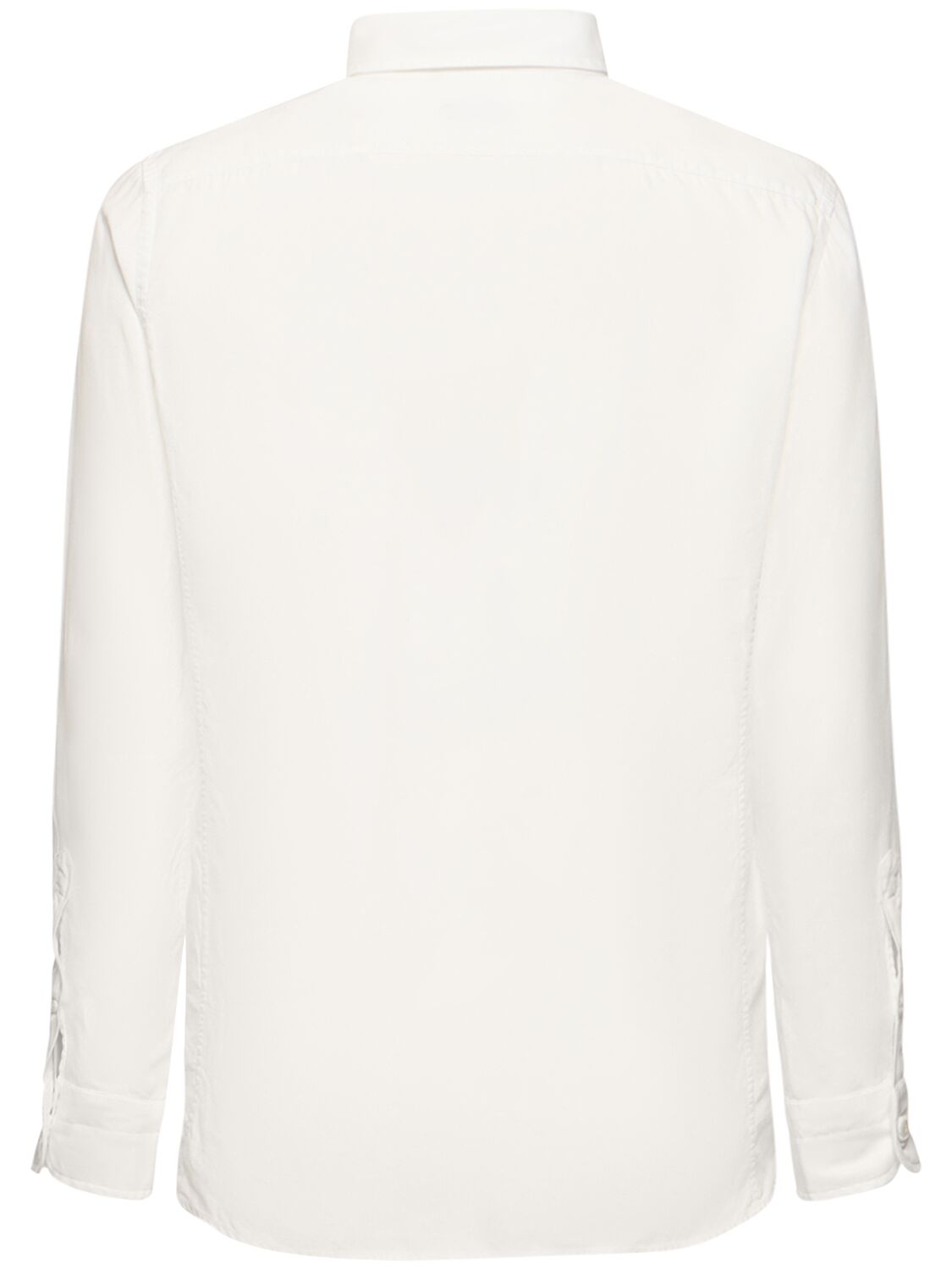 Shop Tom Ford Slim Fit Lyocell Shirt In White