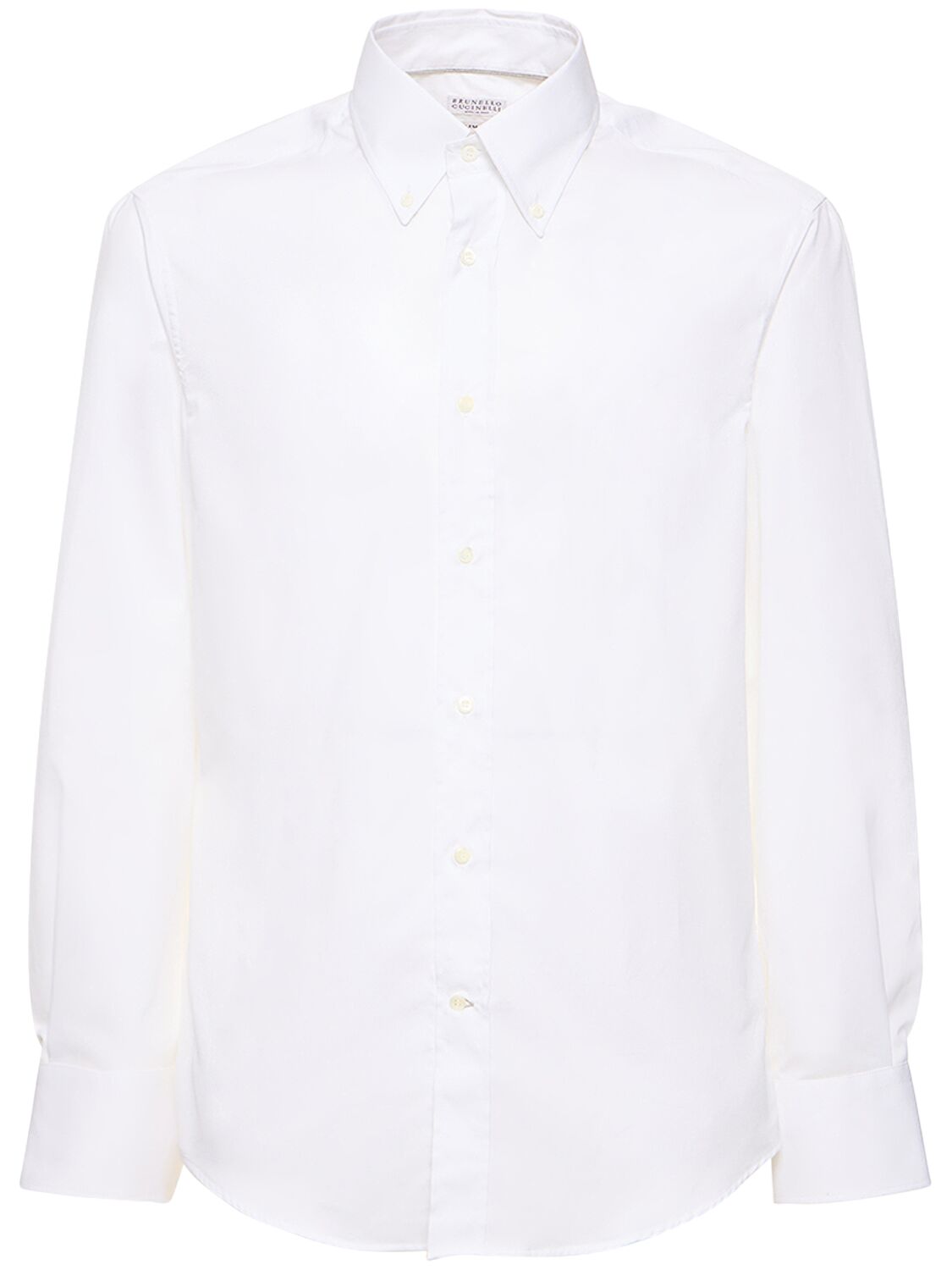 Image of Cotton Twill Button Down Shirt