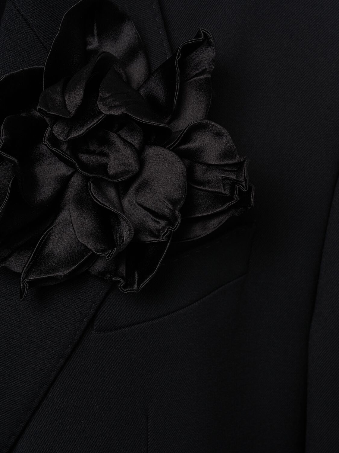 Shop Dolce & Gabbana Oversize Wool Long Coat In Black