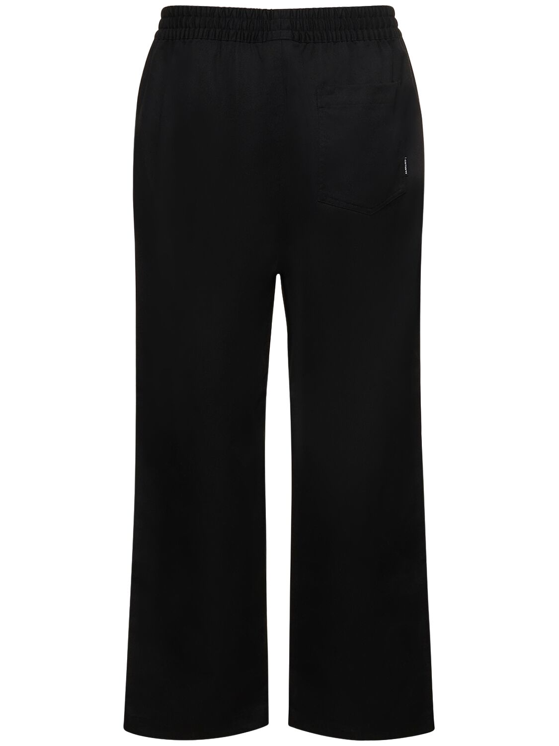 Carhartt Newhaven Rinsed Canvas Pants In Rinsed Black