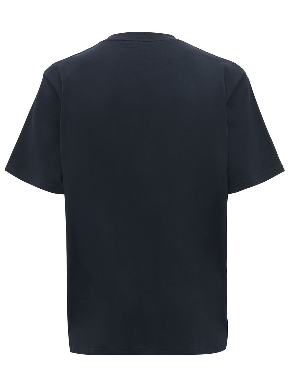 Shop Jw Anderson Logo Embroidery T-shirt In Navy