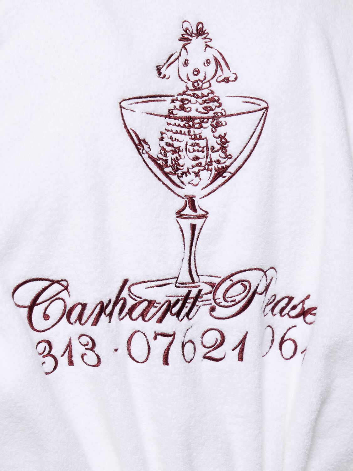 Shop Carhartt Please Bathrobe In White