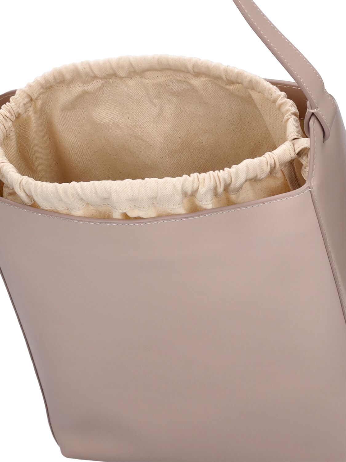 Shop Apc Virginie Smooth Leather Shoulder Bag In Moon Grey