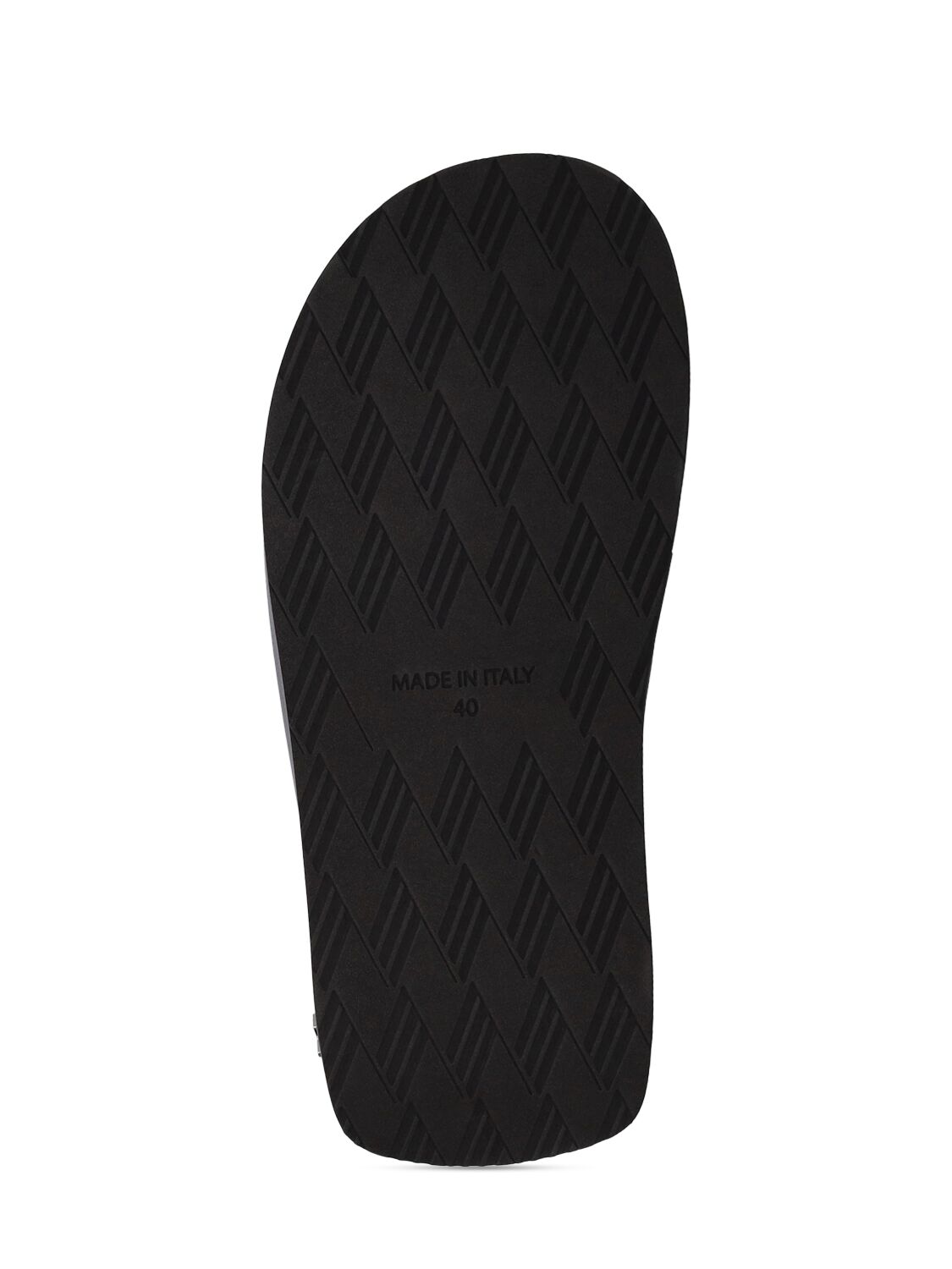 Shop Attico 40mm Mia Leather Slides In Black