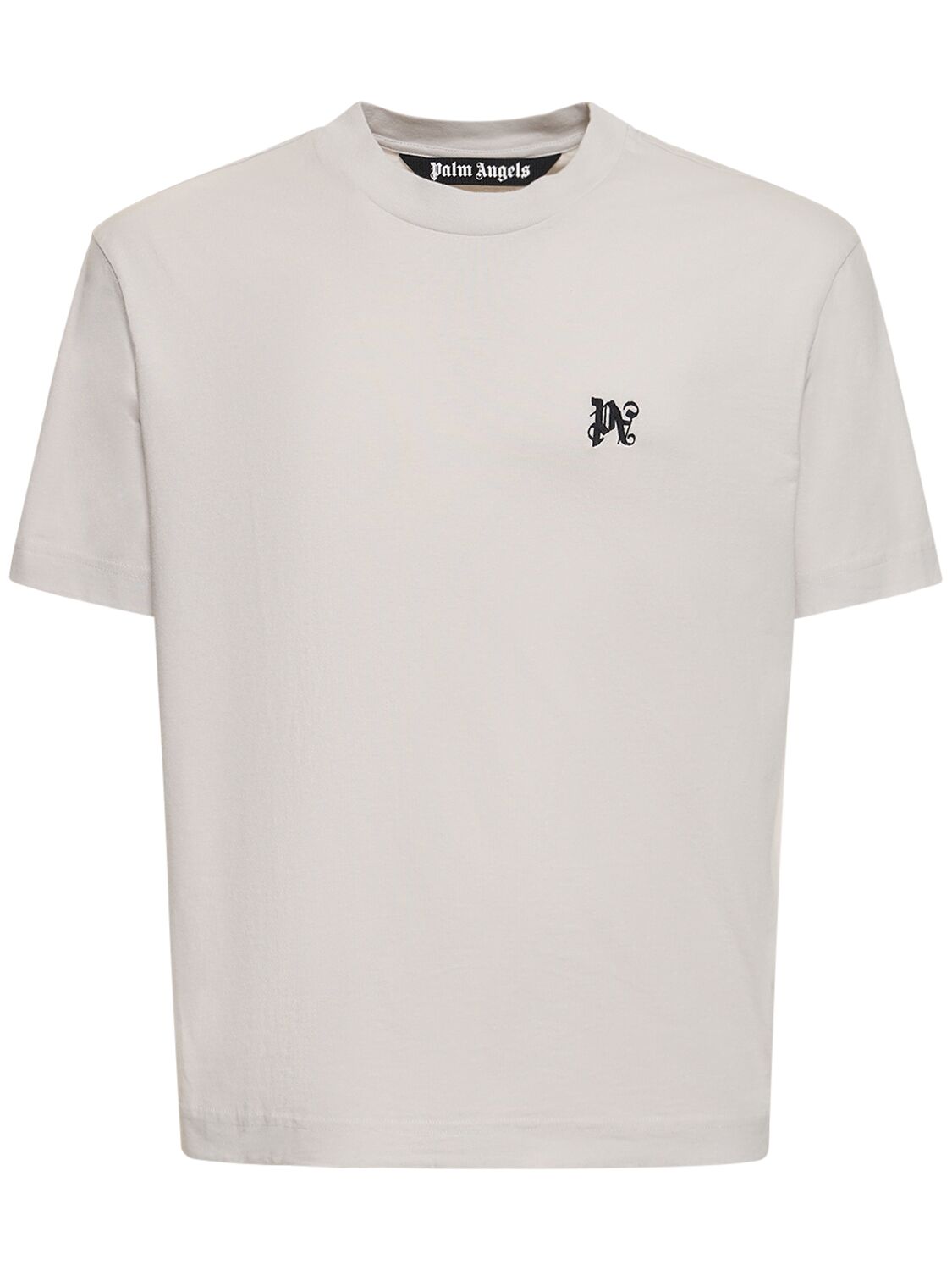 Shop Palm Angels Pack Of 3 Monogram Cotton T-shirts In Multicolor