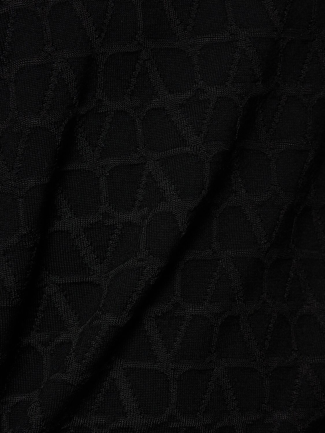 Shop Valentino Toile Iconographe Wool & Viscose Sweater In Black