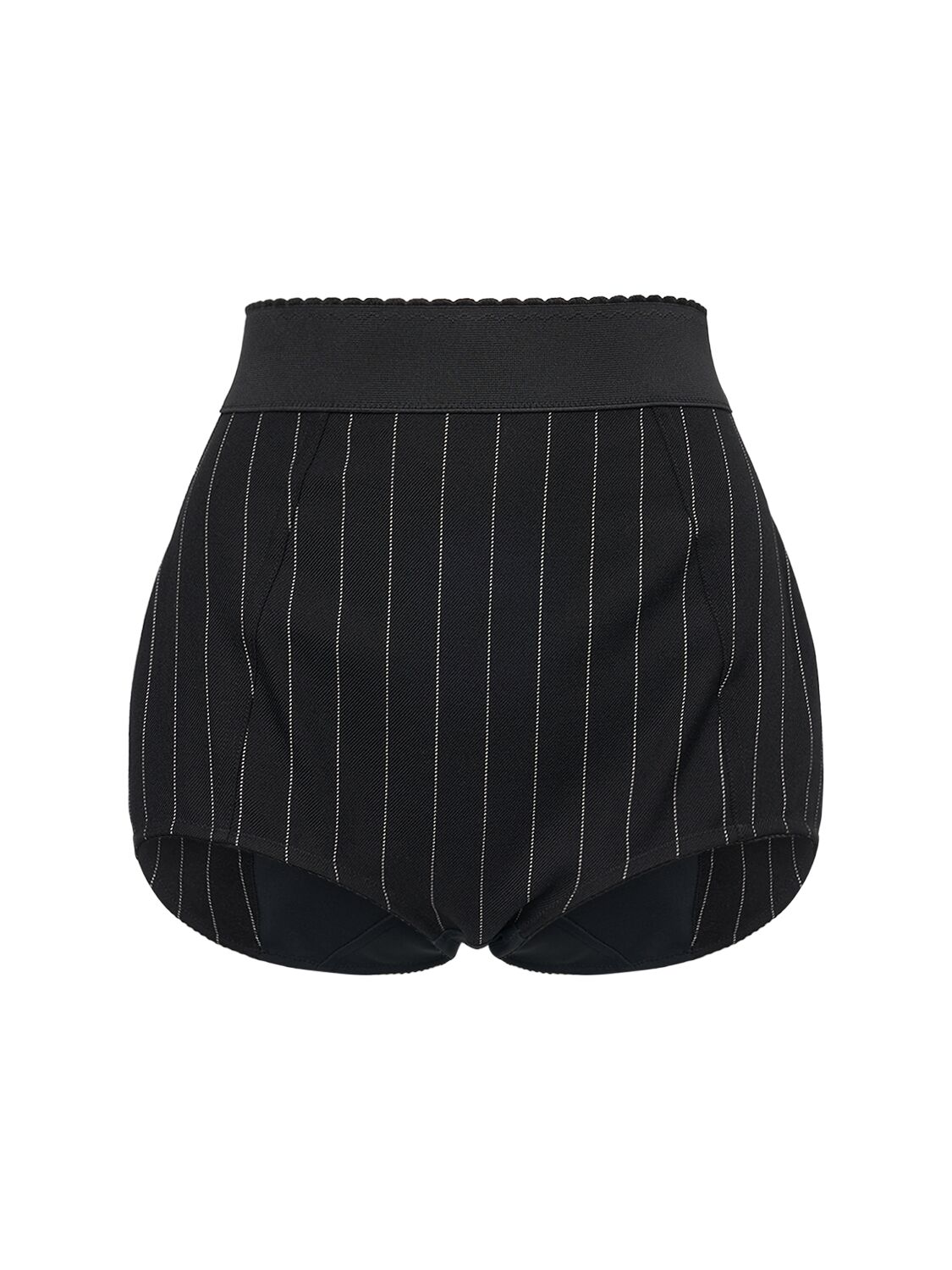 Image of Pinstripe Wool Culottes