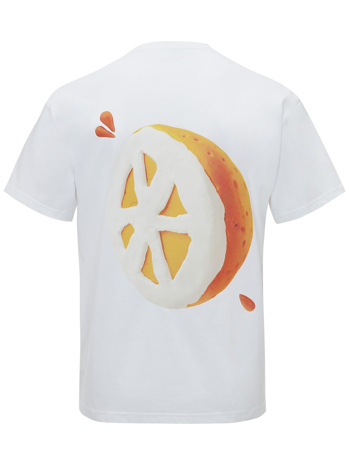 Shop Jw Anderson Jwa Orange Print T-shirt In White