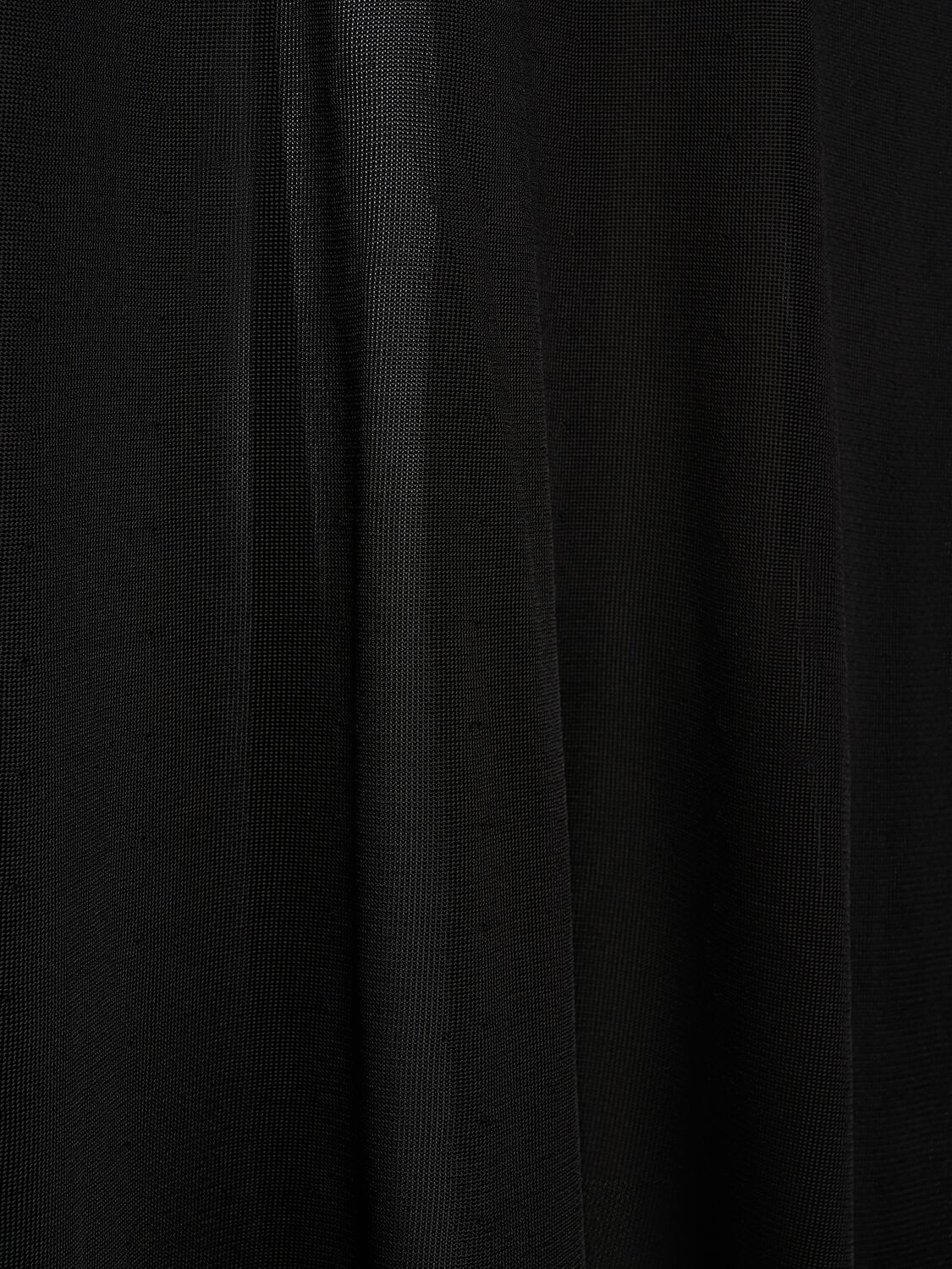 Shop Tom Ford Compact Slinky Viscose Midi Dress In Black