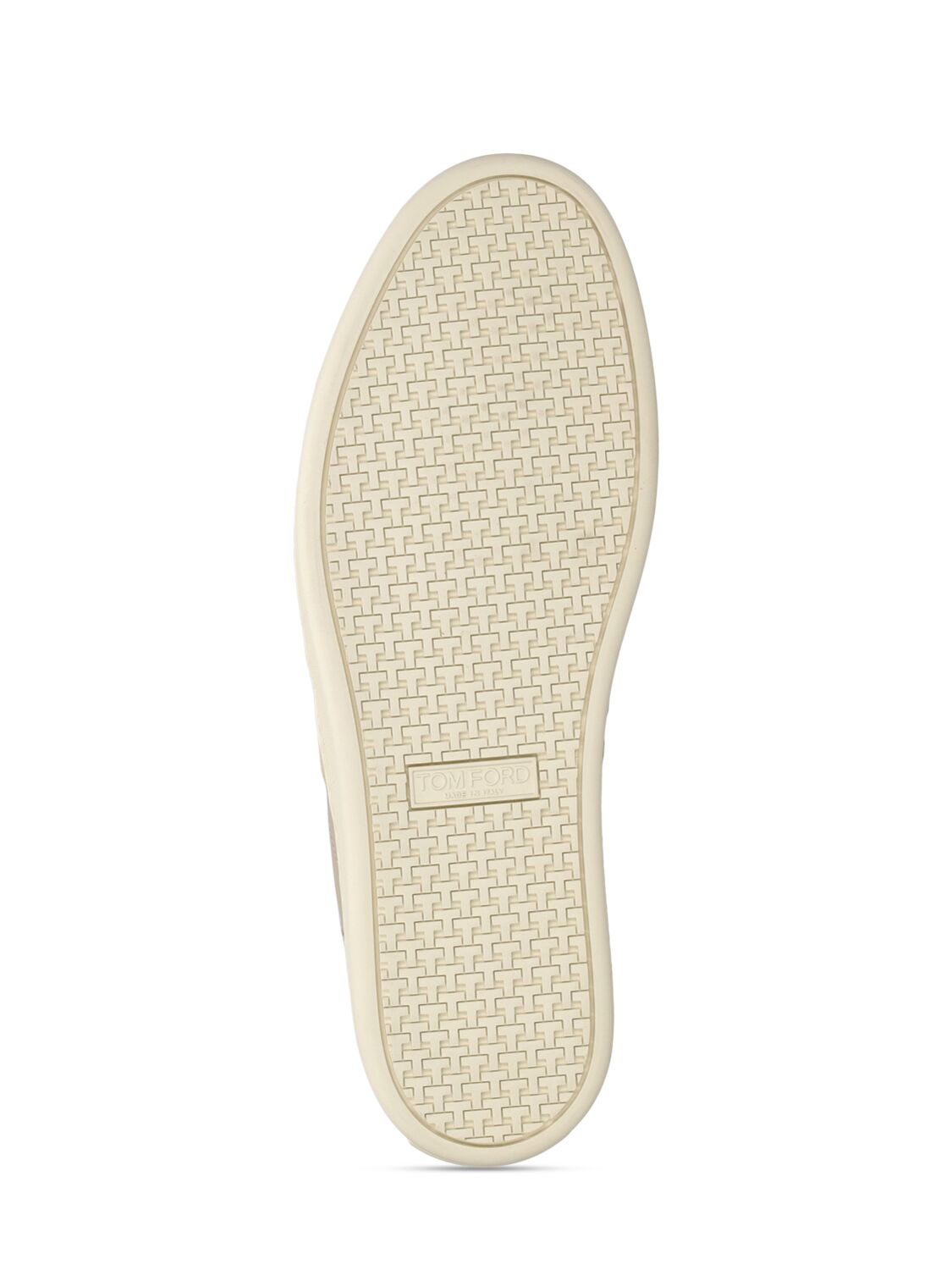 Shop Tom Ford Radcliff Logo Low Top Sneakers In Beige,white