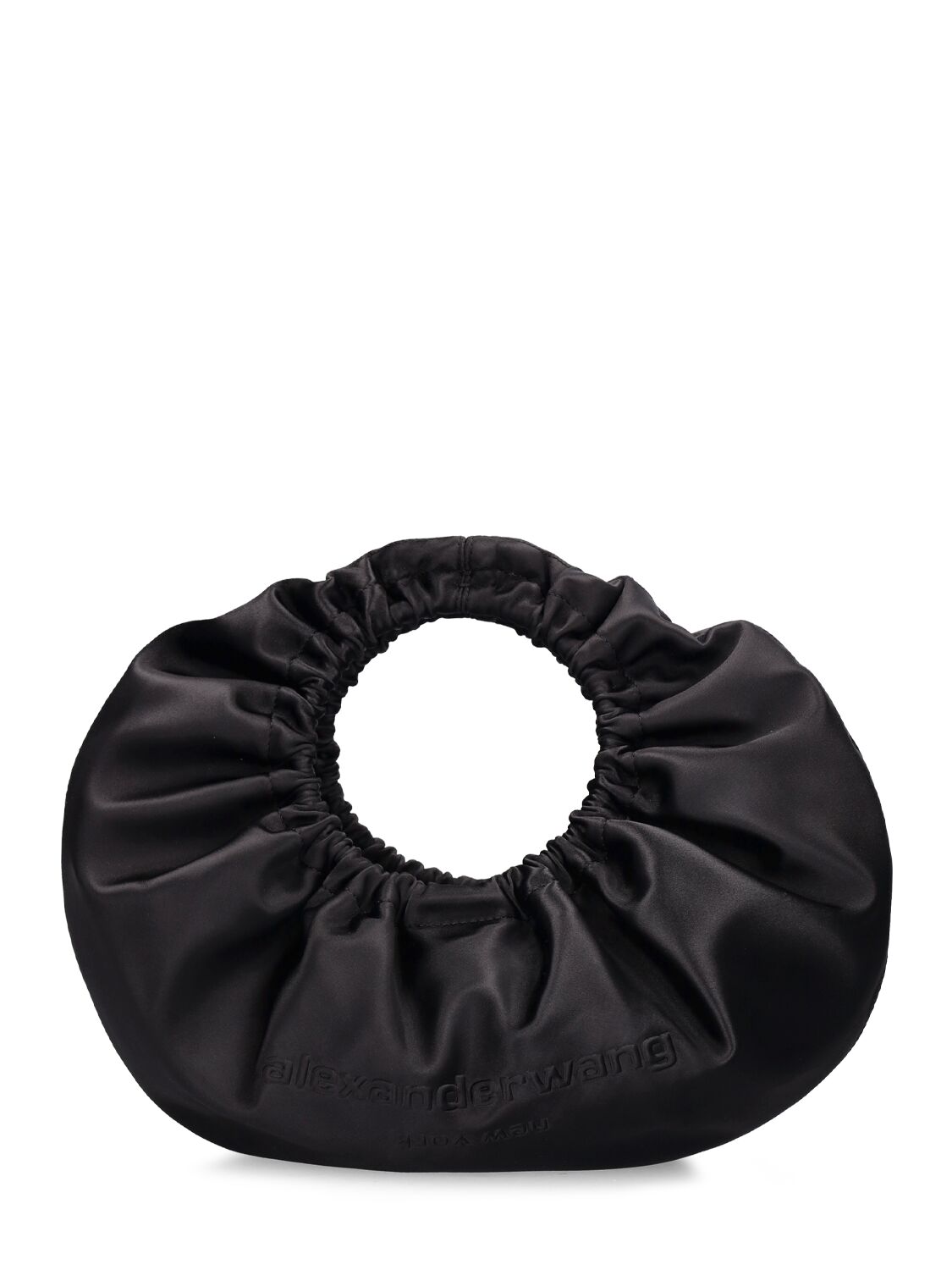 Alexander Wang Small Crescent Top Handle Bag In Black