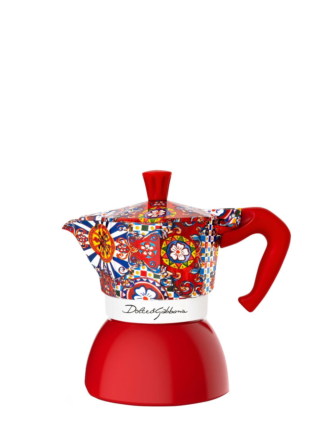 Dolce & Gabbana Moka Induction 4 Cups In Red