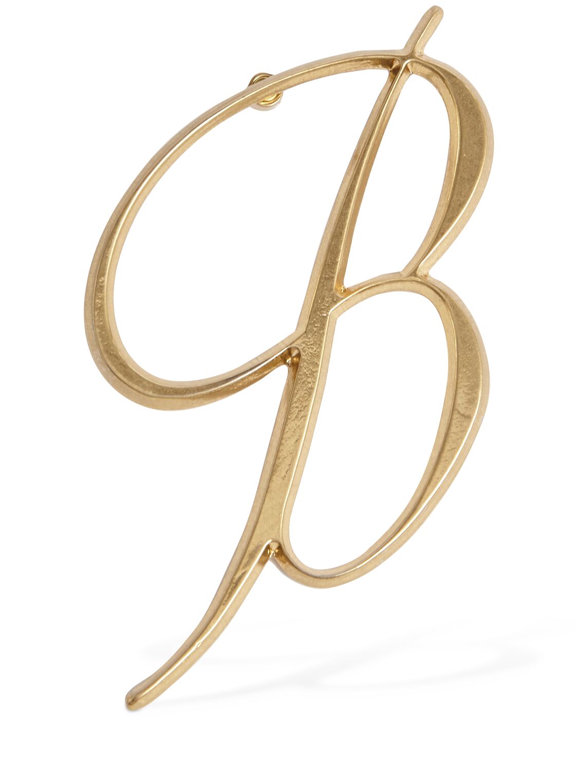 Shop Blumarine B Logo Mono Earring In Gold