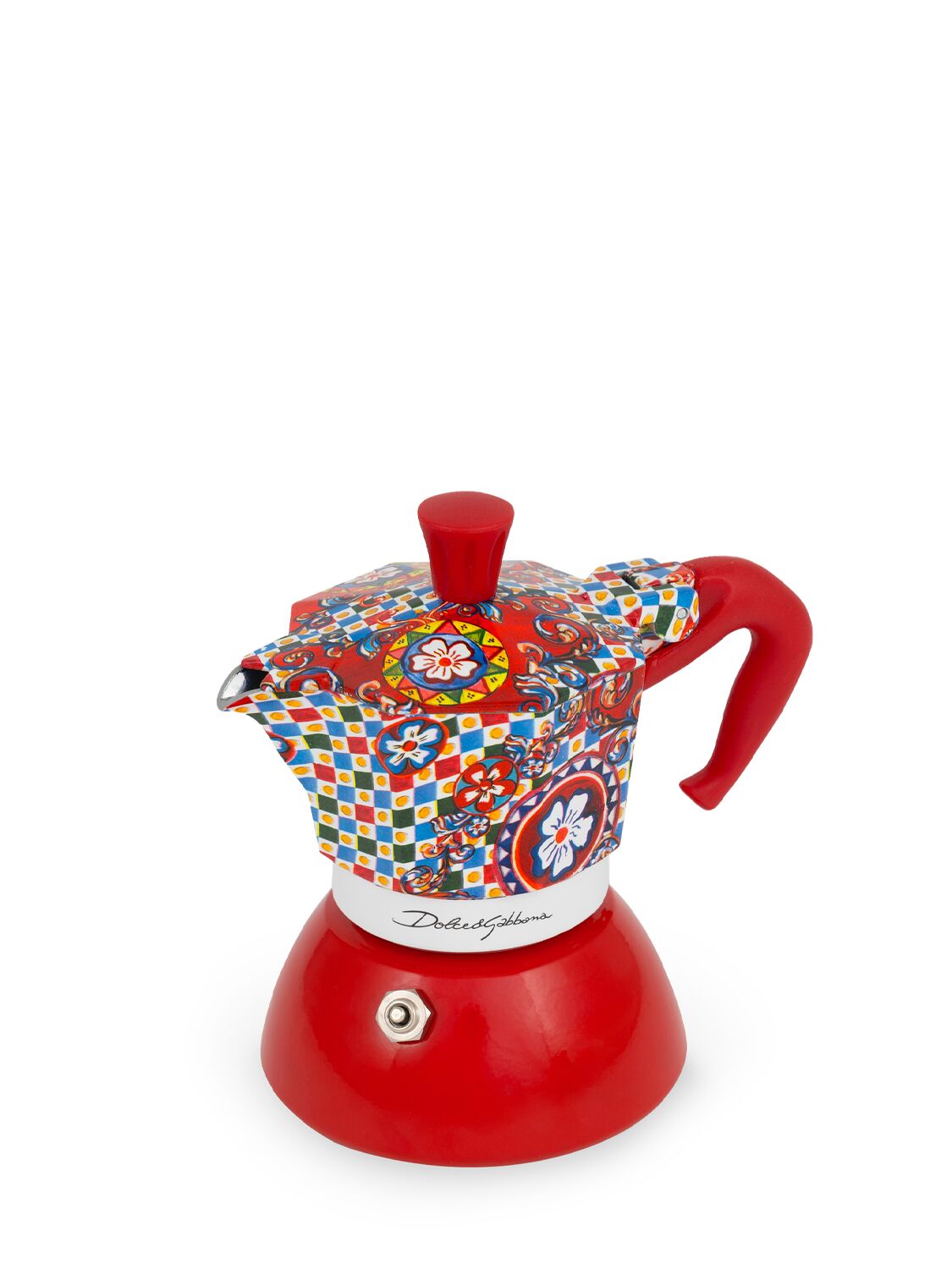 Shop Dolce & Gabbana Moka Induction 2 Cups In Red