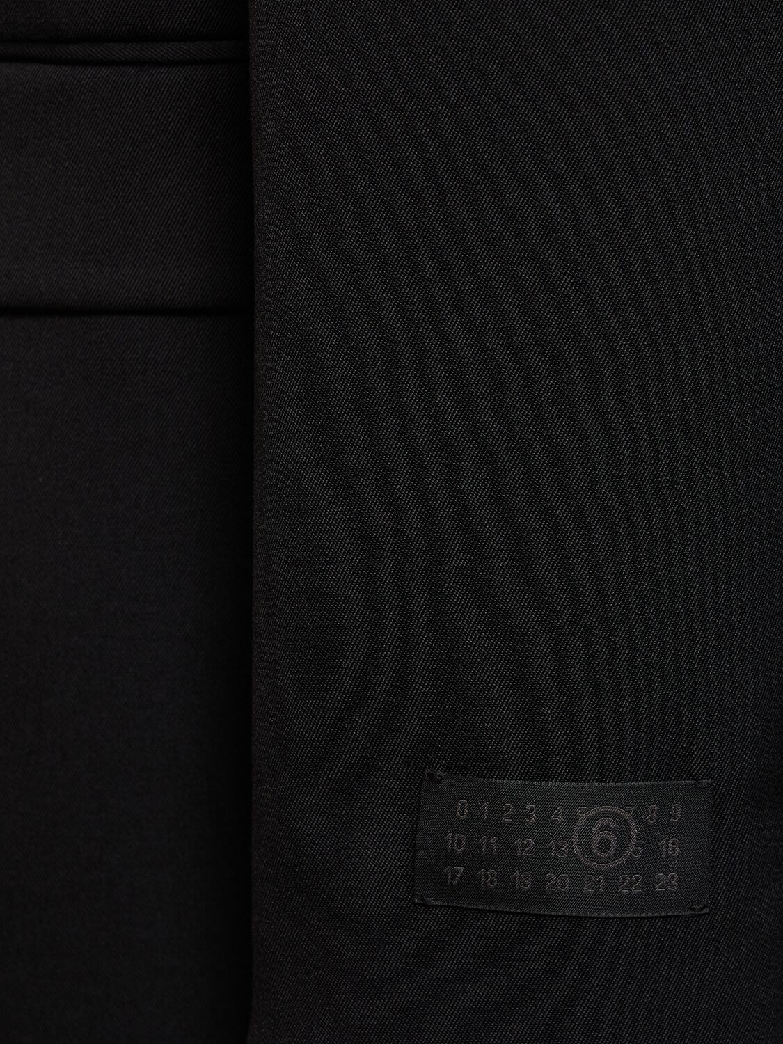 Shop Mm6 Maison Margiela Wool Blend Blazer In Black