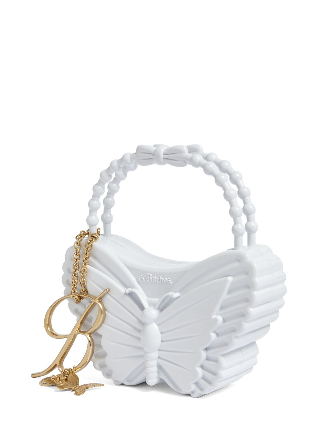 Shop Blumarine Forbitches X  Top Handle Bag In Natural White