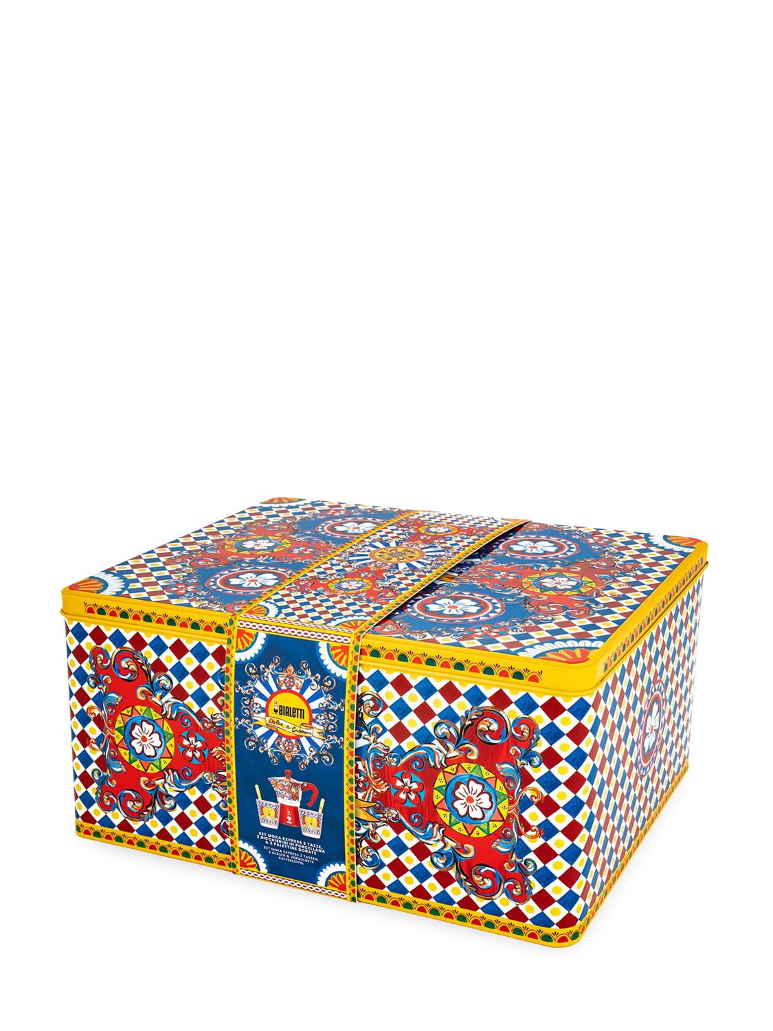 Shop Dolce & Gabbana Bialetti Set Of Moka, Cups & Sticks In Multicolor