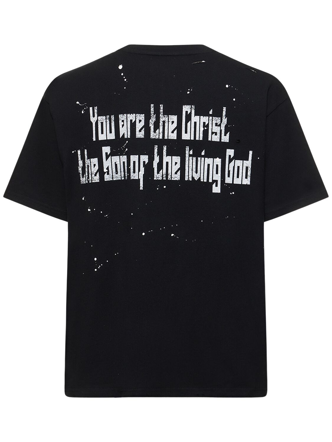 Shop Someit S.o.g. Printed Cotton T-shirt In Black