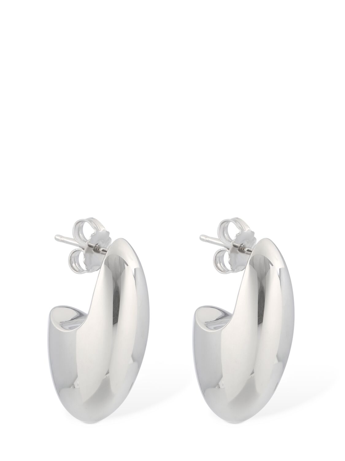 Shop Otiumberg Pebble Stud Earrings In 실버
