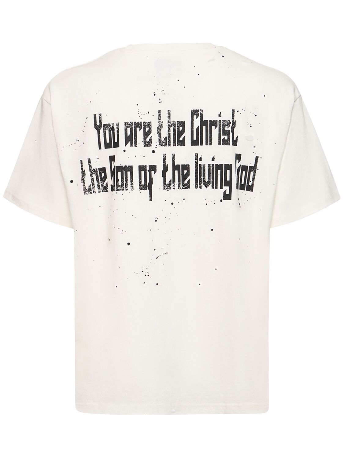 Shop Someit S.o.g. Printed Cotton T-shirt In White