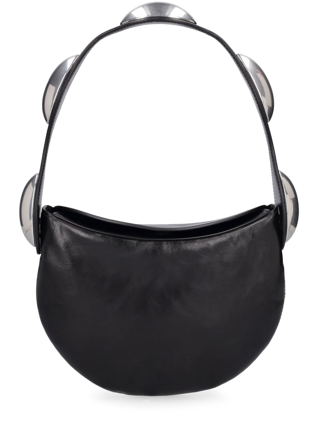 Alexander Wang Dome Multi Carry Leather Shoulder Bag In Black