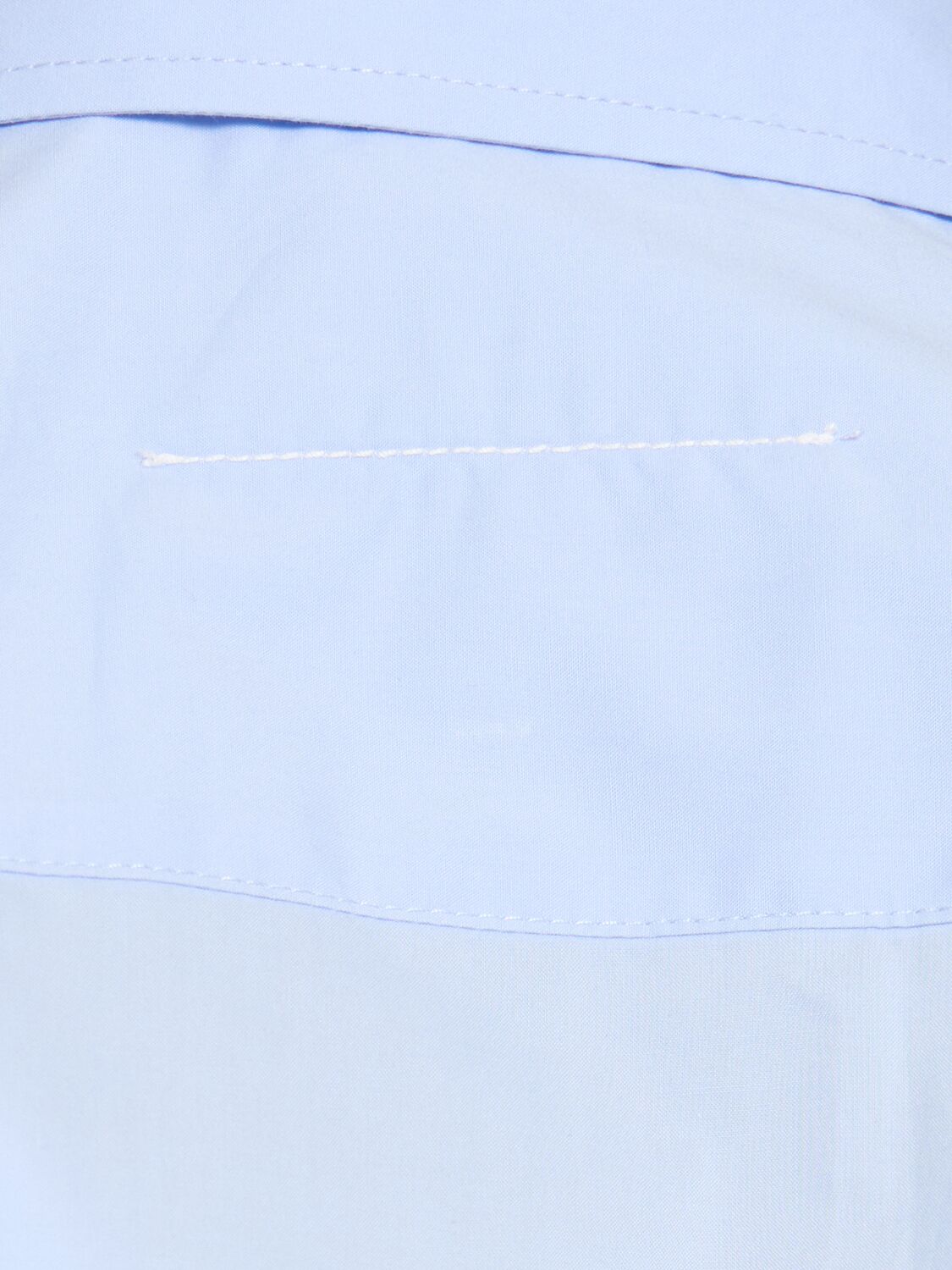 Shop Mm6 Maison Margiela Striped Cotton Poplin Shirt In White,multi