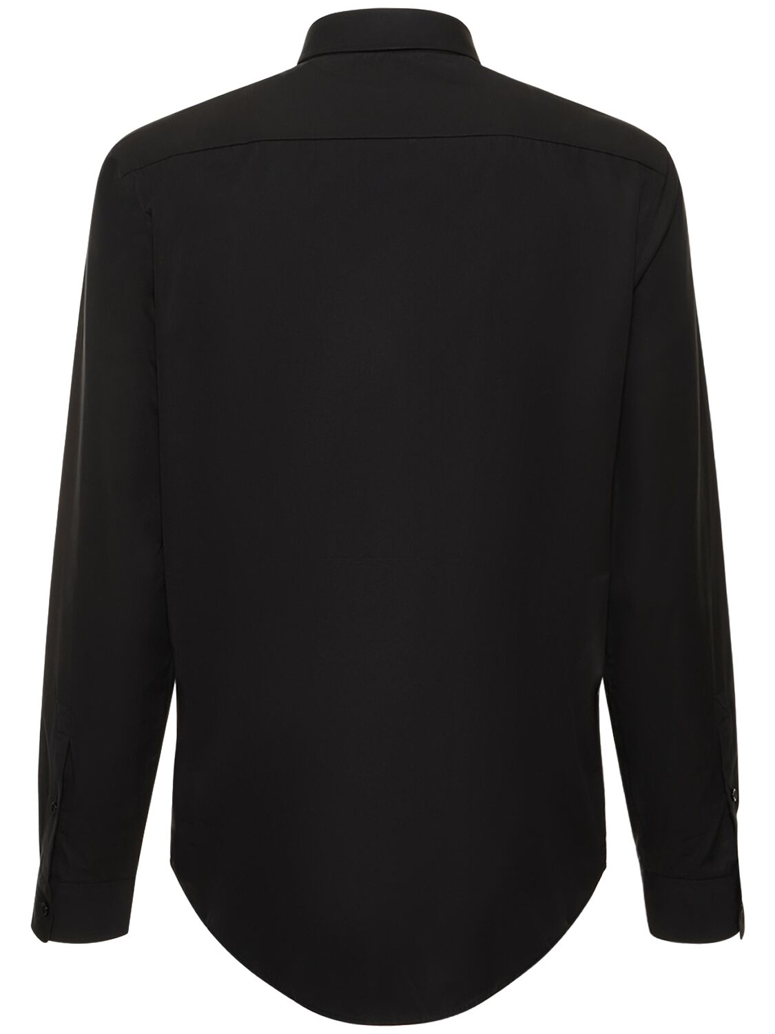 Shop Burberry Logo Cotton Shirt In Schwarz