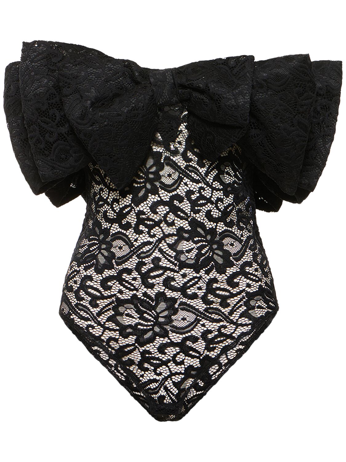 Image of Lace Bodysuit W/bow