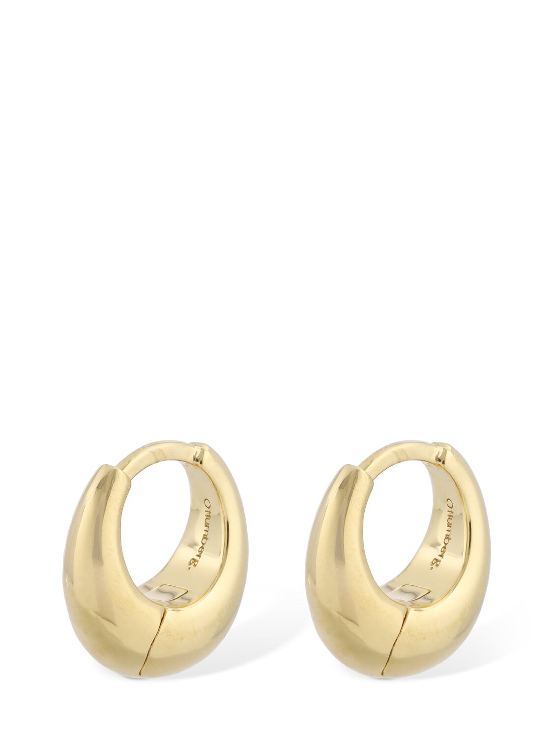 Shop Otiumberg Mini Graduated Hoop Earrings In 골드