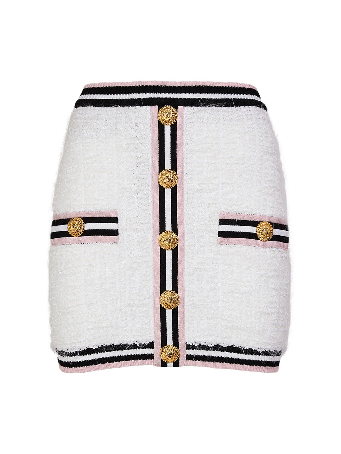 Maze Monogram Cotton Blend Mini Skirt