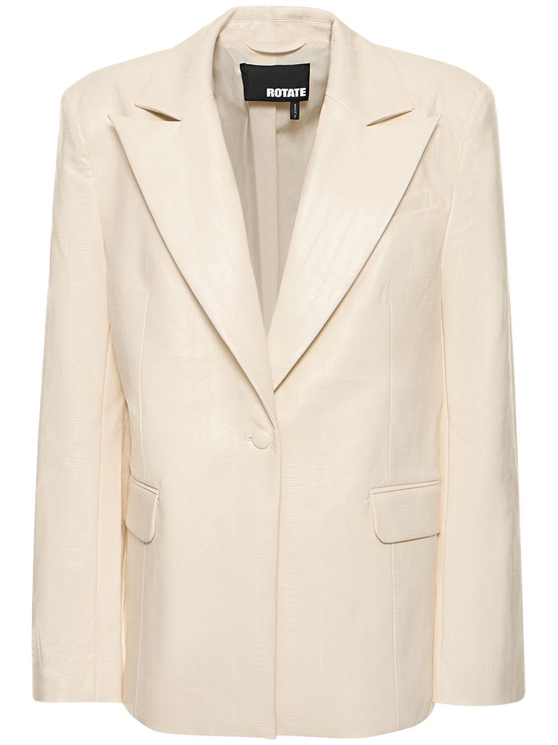 ROTATE BIRGER CHRISTENSEN TEXTURED OVERSIZED BLAZER