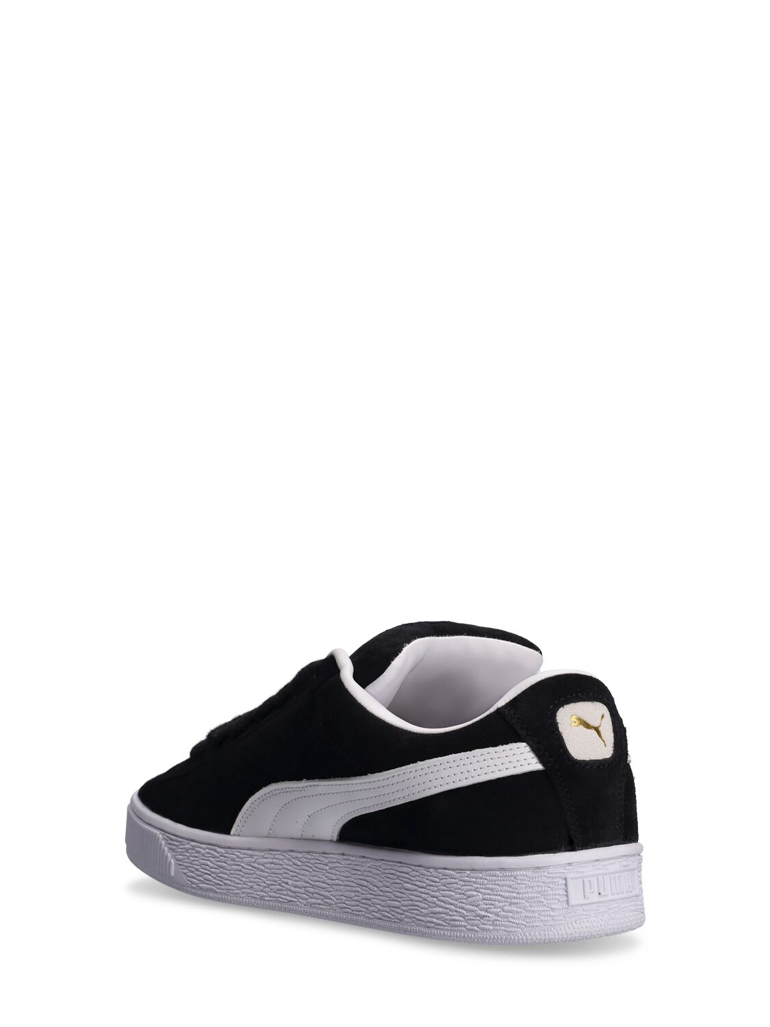 Shop Puma Suede Xl Sneakers In Black,white