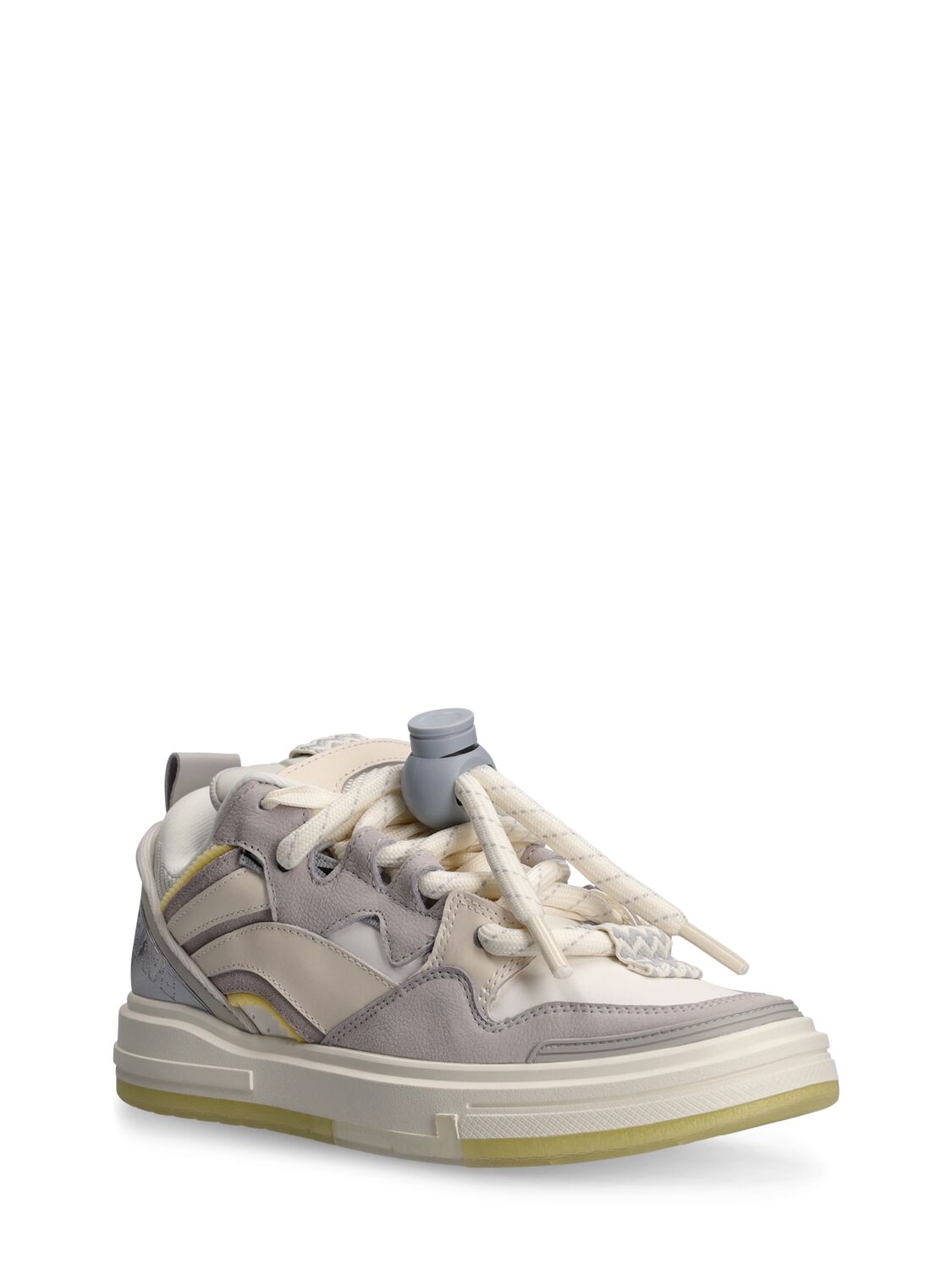 Shop Li-ning Wave Swag Sneakers In Grey,white