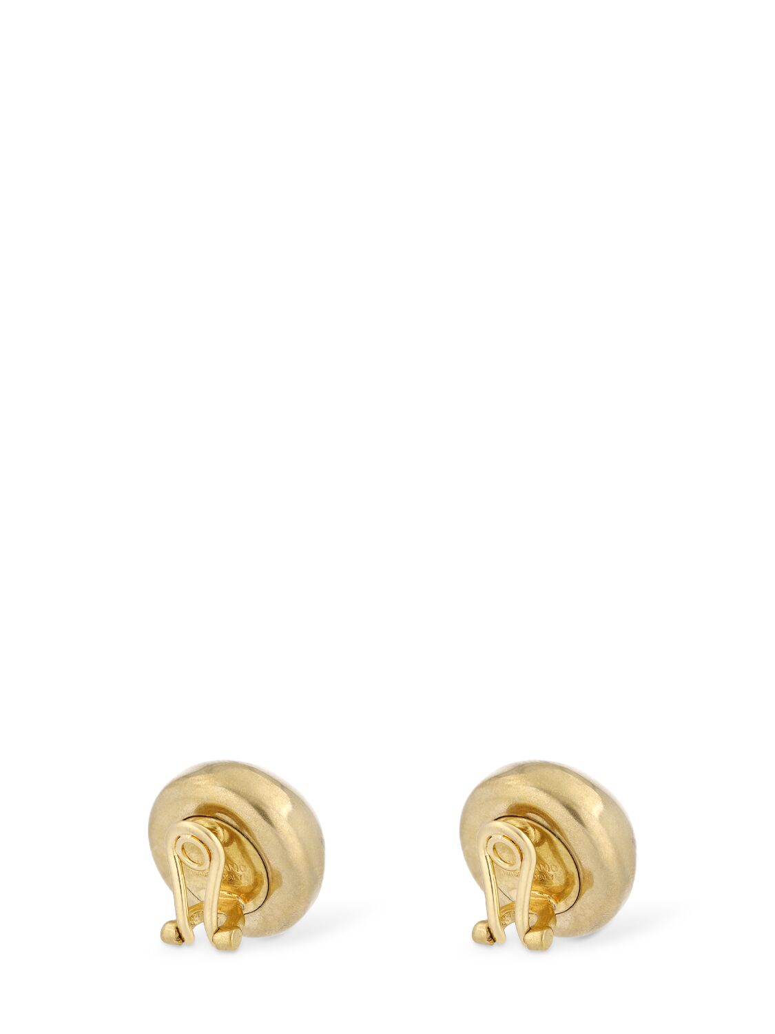 Shop Ferragamo Mediuall Stud Earrings In Gold