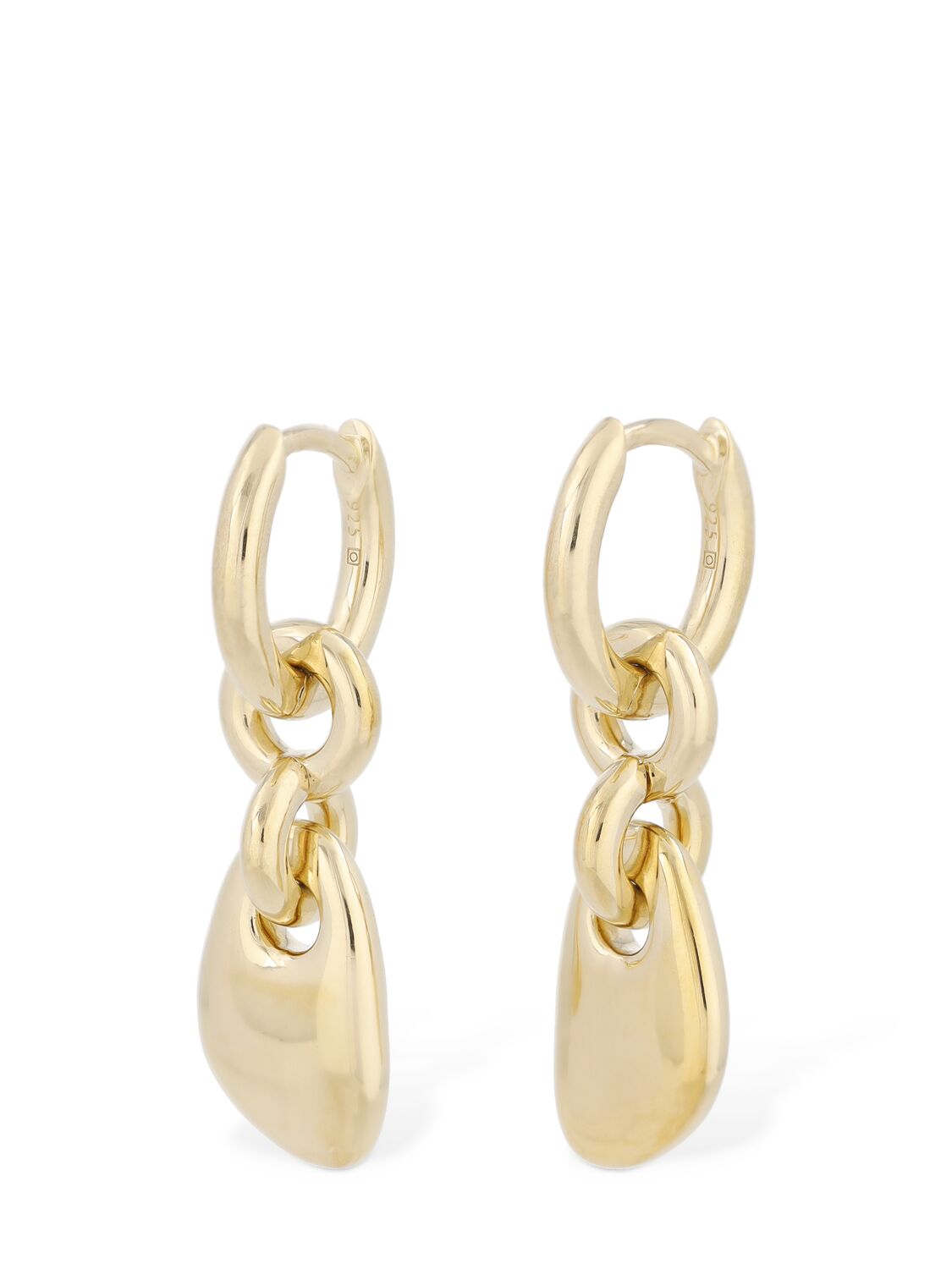 Shop Otiumberg Pebble Lapillus Earrings In 골드