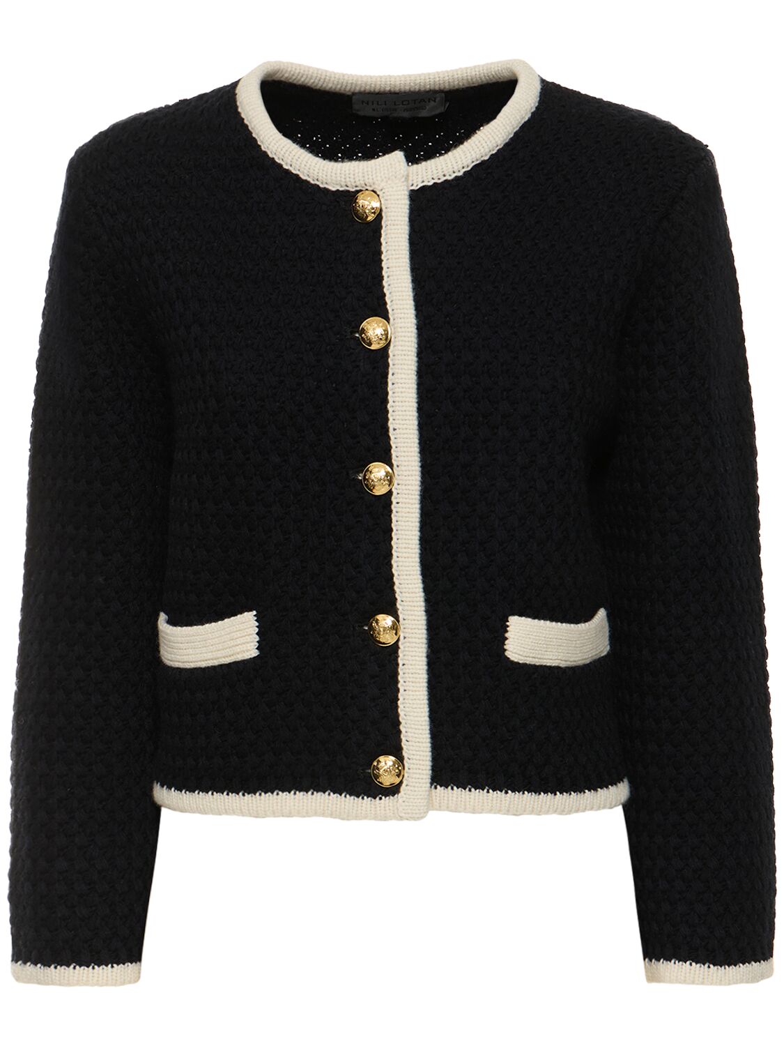 Navy Poppy cashmere sweater, Nili Lotan
