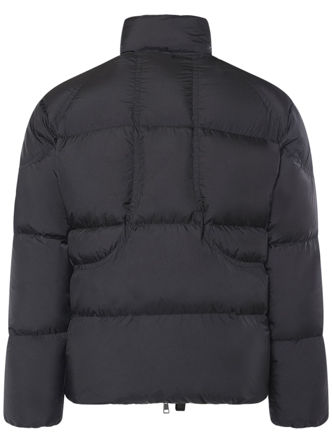 Shop Moncler Cny Chaofeng Nylon Down Jacket In Black