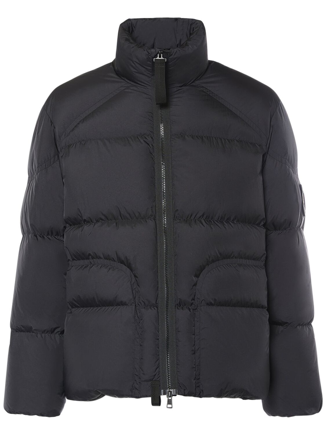 Moncler Cny Chaofeng Nylon Down Jacket In Black