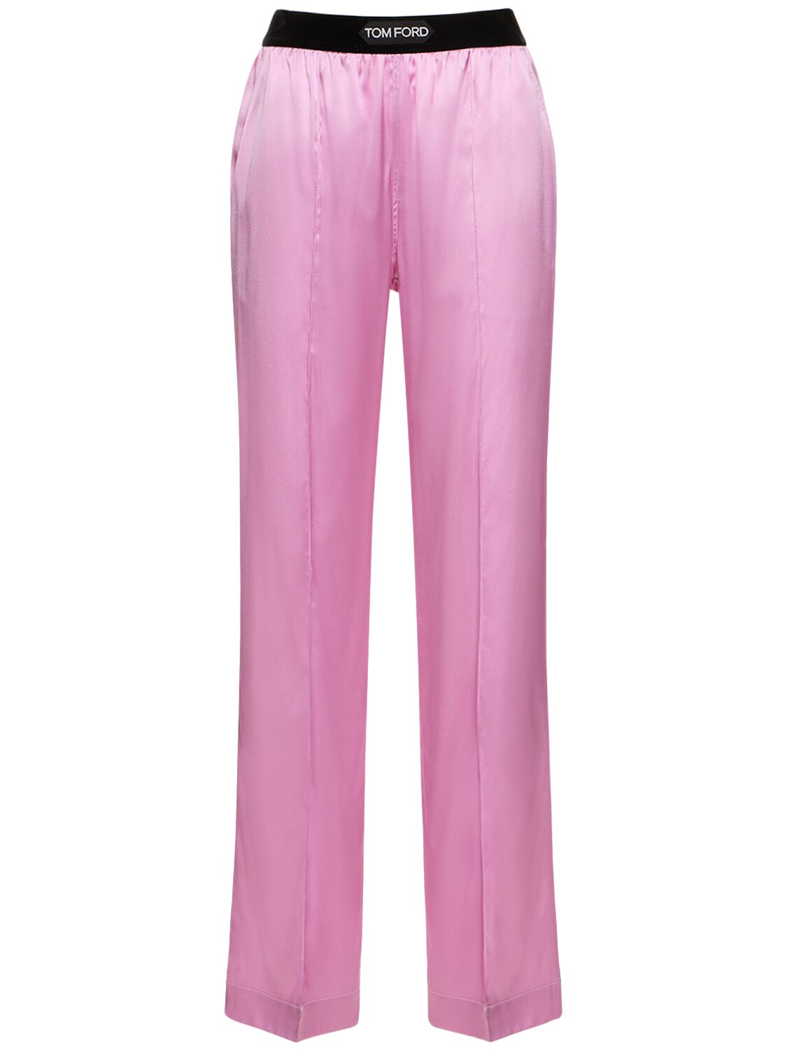 Image of Silk Satin Pajama Pants