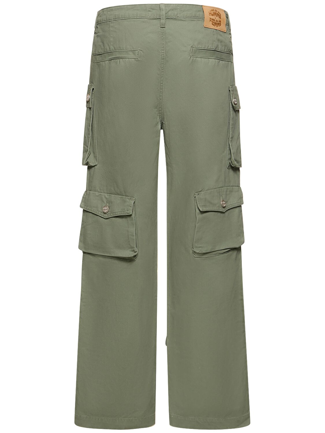 Shop Homme + Femme La Bourne Cargo Pants In Green