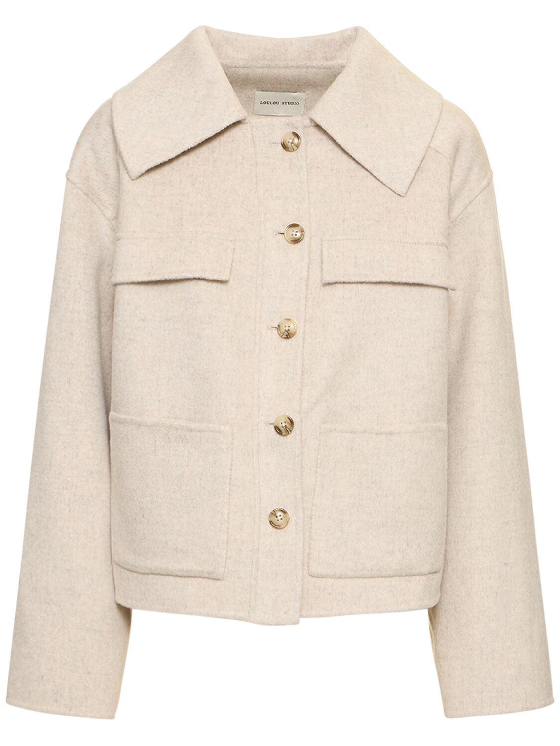 Loulou Studio Cilla Wool & Cashmere Jacket In Hafer