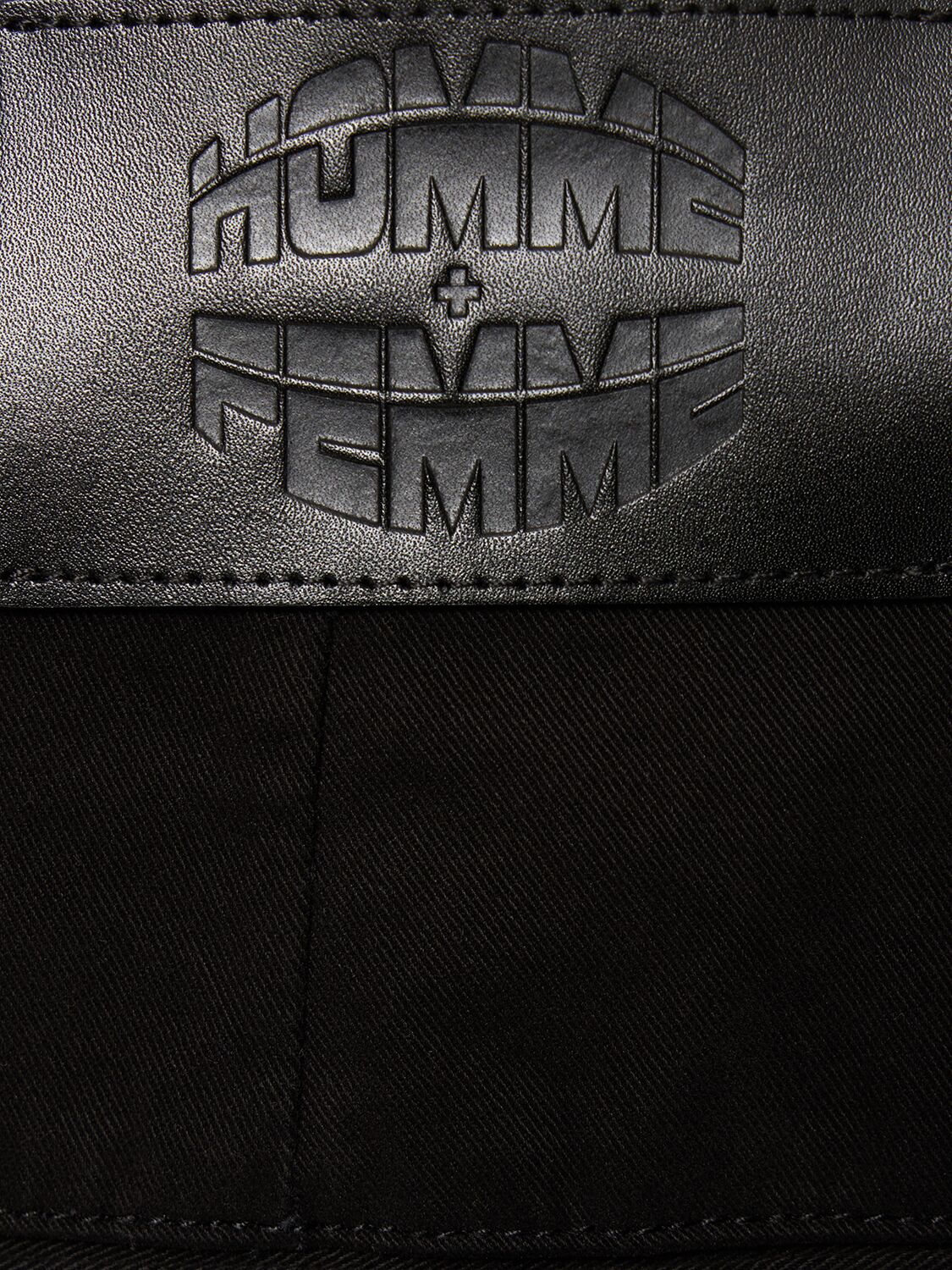 Shop Homme + Femme La Bourne Cargo Pants In Black