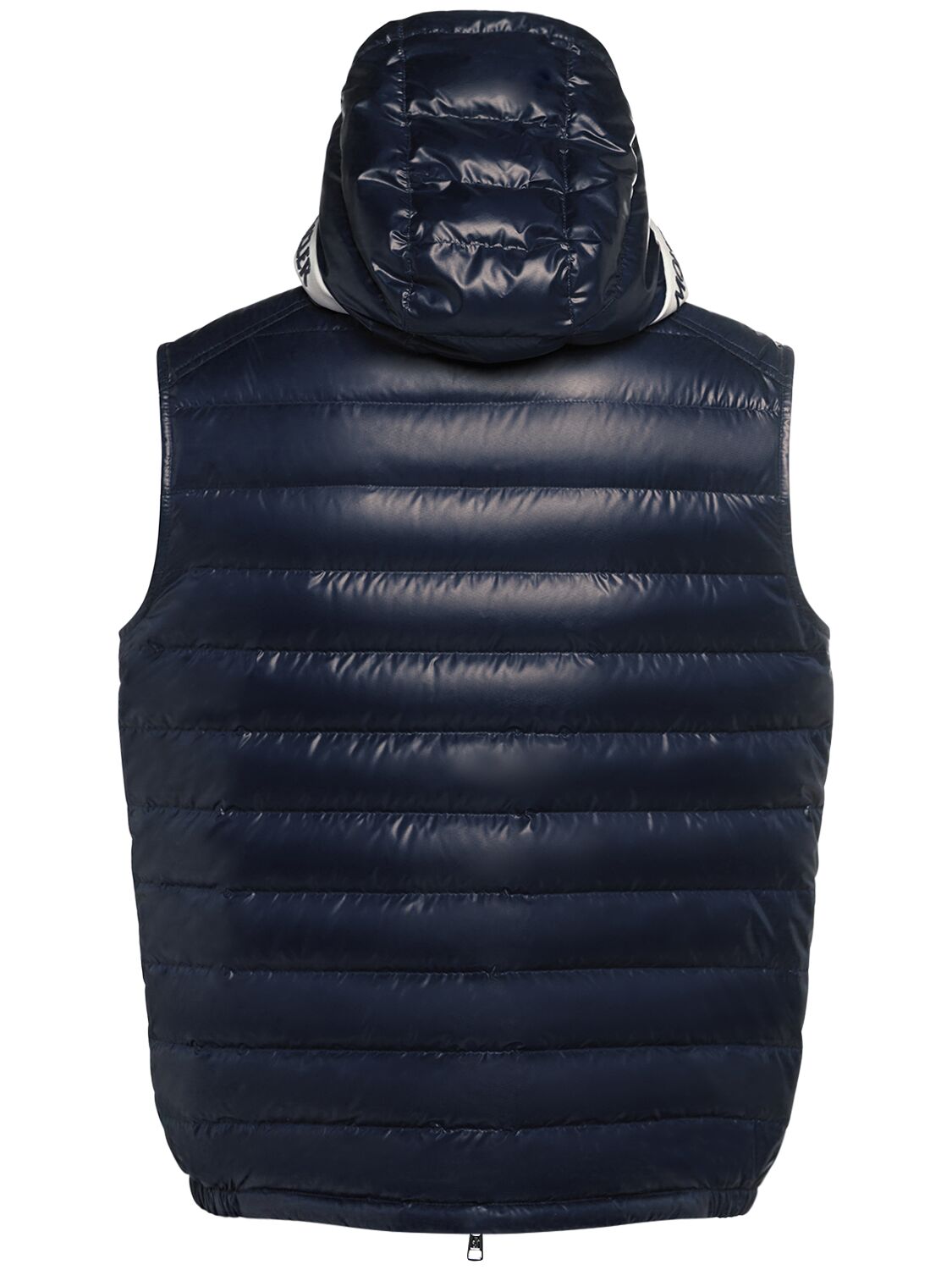 Shop Moncler Clai Tech Down Vest In Blue