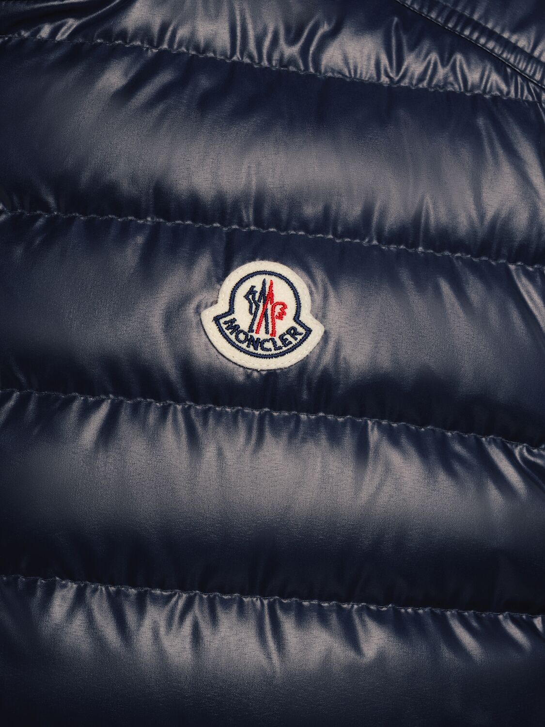 Shop Moncler Clai Tech Down Vest In Blue