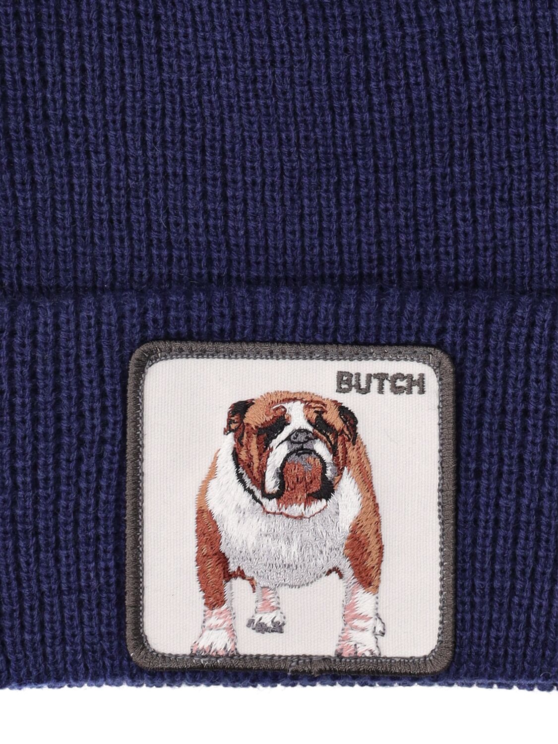 Shop Goorin Bros Hot Diggity Dog Knit Beanie In Blue