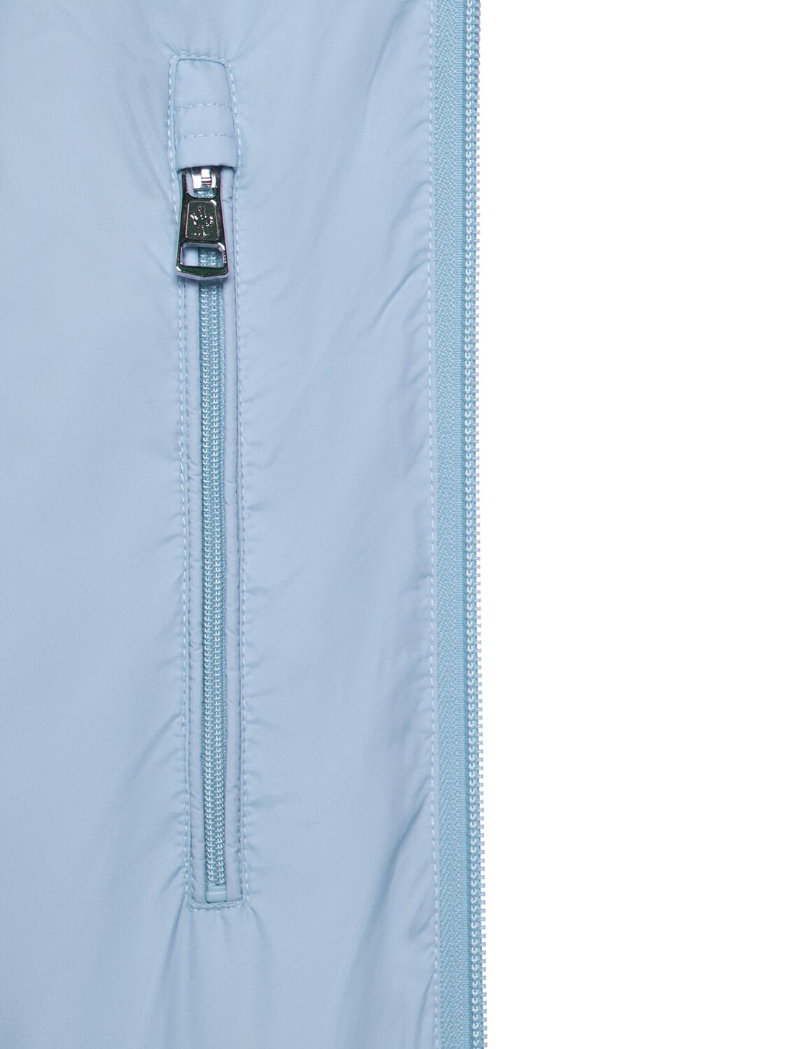 Shop Moncler Cerces Tech Down Vest In Blue